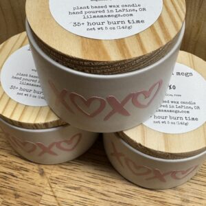 Simple Ceramics with Wood Lid