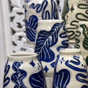 Roo Ceramics Blue build-your-own diffuser