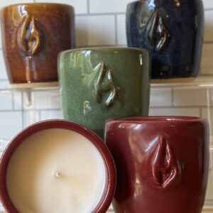 Gnefknack’s Pottery-5oz Pink, Flame-Sweet Alice