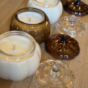 Small Glass Pumpkins